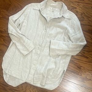 Banana Republic 100% Linen Shirt, size XS, like new